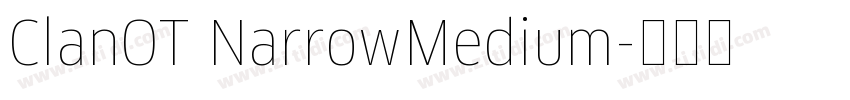 ClanOT NarrowMedium字体转换